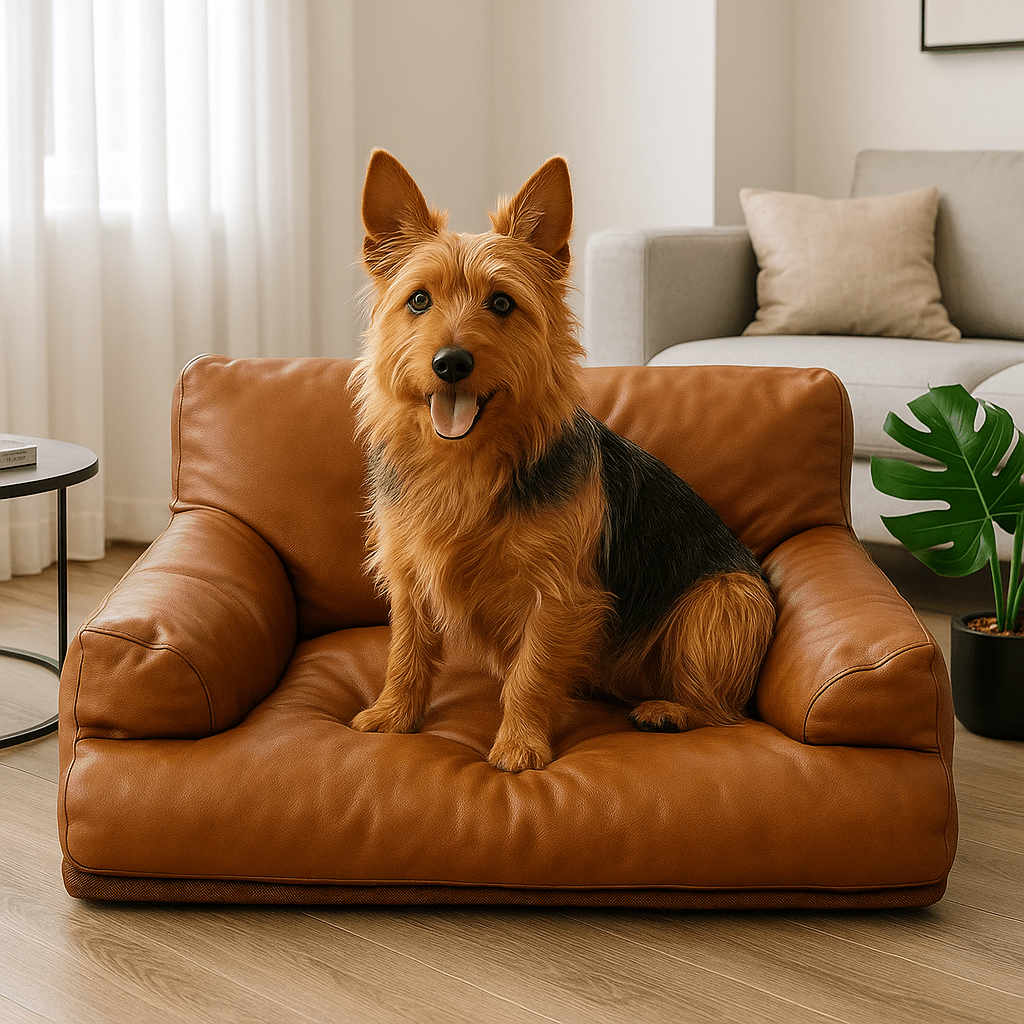 Canapé-pour-petit-chien-imperméable-avec-accoudoir-rembourrage 100% coton-pour chiot et petite race-chihuahua-Teckel-Schnauzer- caniche nain-bichon frisé- Cairn terrier- Jack Russel-Pinscher nain-Coton de Tuléar-Shih tzu- Loulou de poméranie-Westie- Lhassa Apso-Yorkshire-Affenpinscher-Épagneul Papillon, ou Épagneul nain- Welsh Corgi- terrier australien-Petit brabançon
