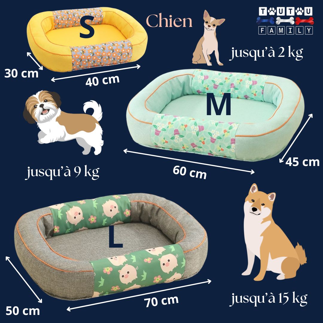 Panier-pour-chien-solide-guide-des-tailles-S-ML-pour-petit-et-chien-de-taille-moyenne-jusqu'à-15 kg-dimensions-des-3-tailles-disponibles