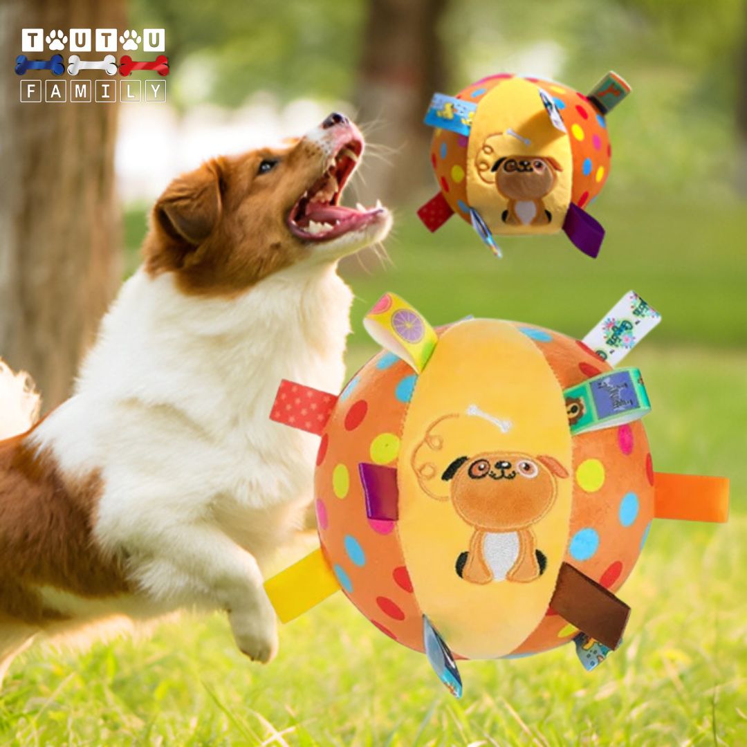 balle-pour-chien-en-peluche-douce-et-durable-jouet-chiot-coloré-avec-languettes-tissus