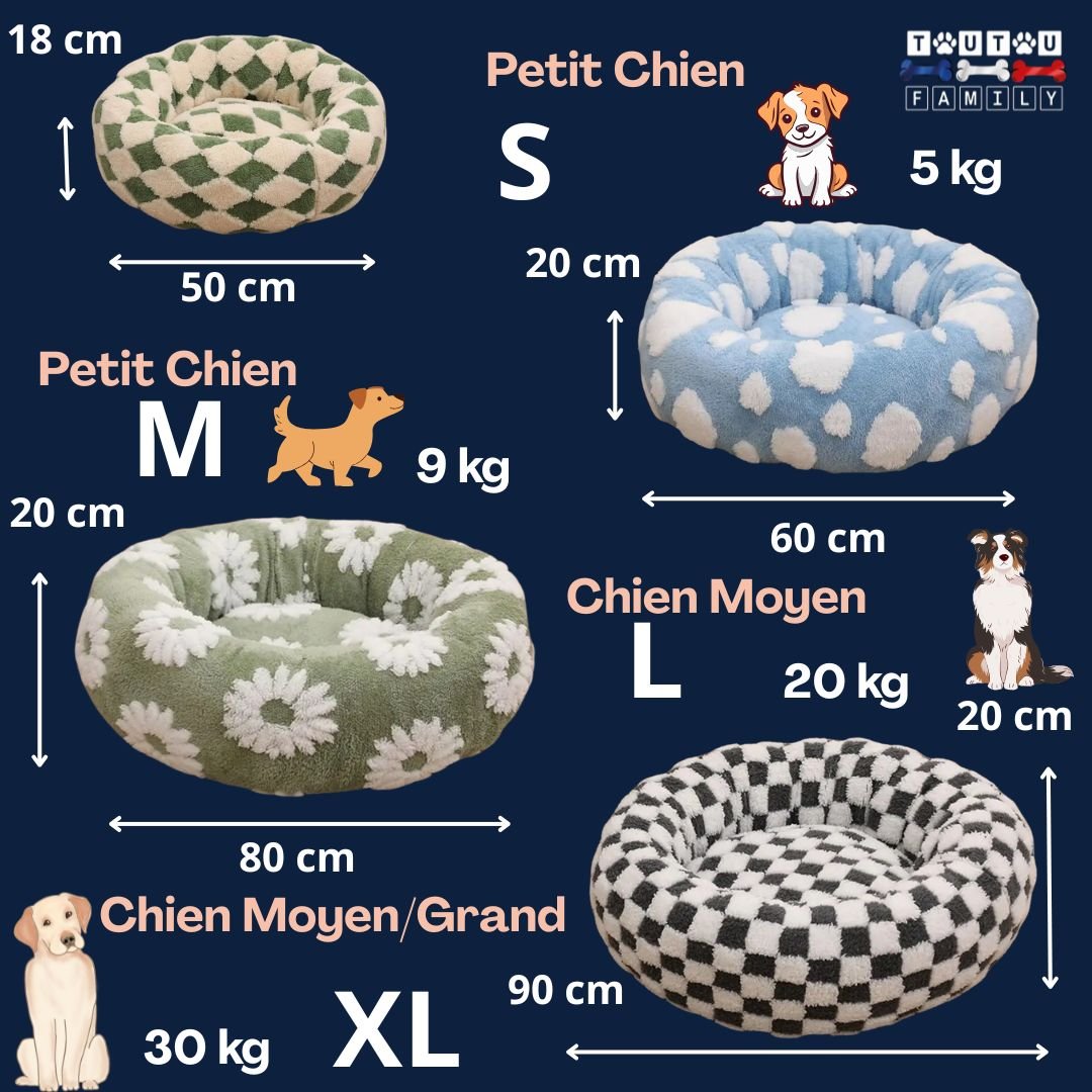 coussin-chien-guide-de-tailles-du-S-à-XXL-pour-petit-à-grand-chien-jusqu'à-30-kg