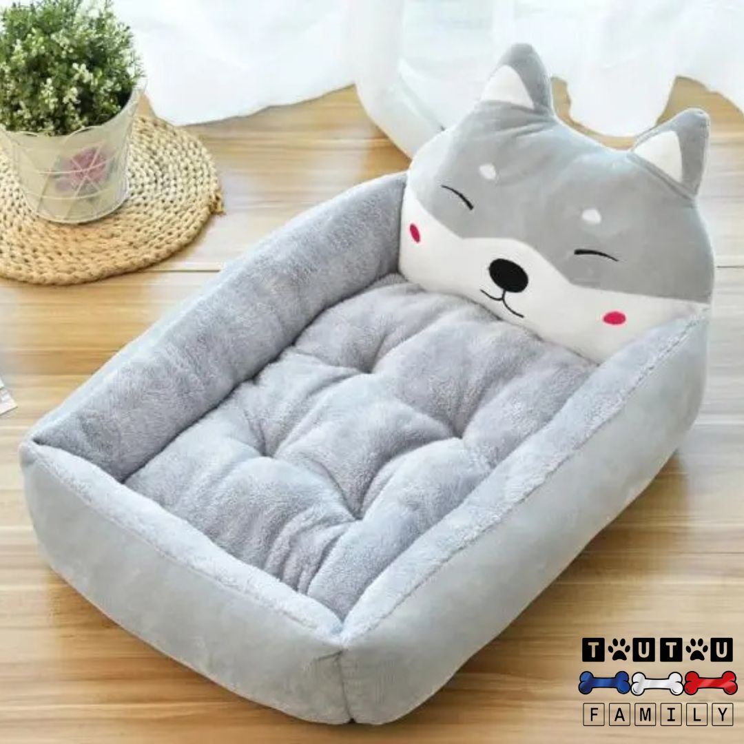 coussin-chien-lit-pour-les-petits-chiens-bleu-douillet-chaud-moelleux-confortable