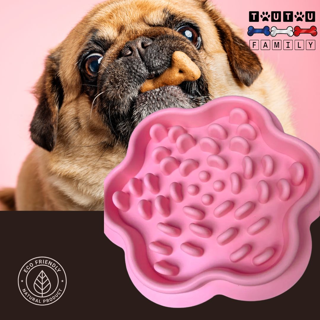 gamelle-anti-glouton-chien-de-léchage-rose