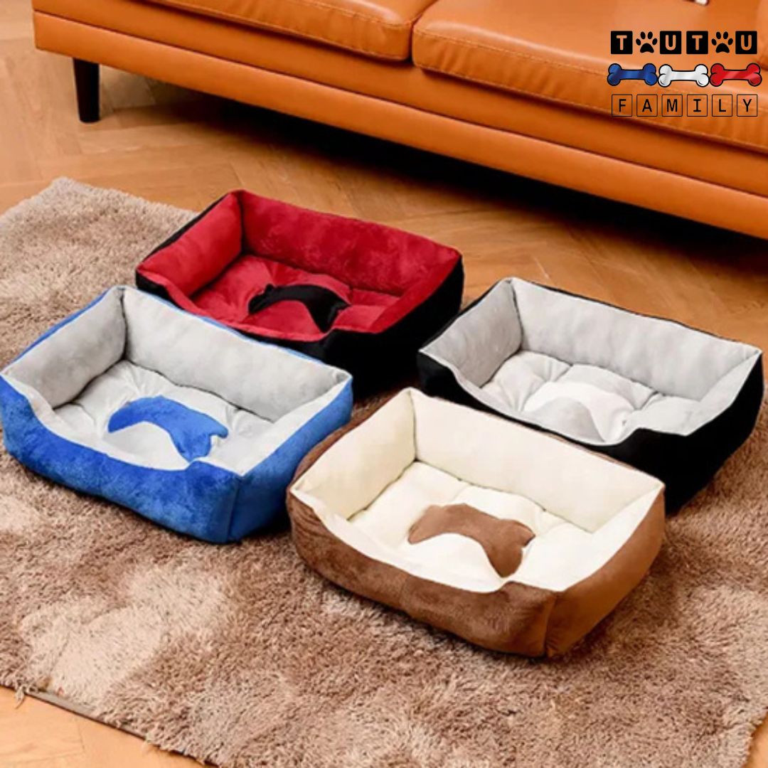 Panier-chien-design-plusieurs-coloris-bleu-marron-noir-et-rouge