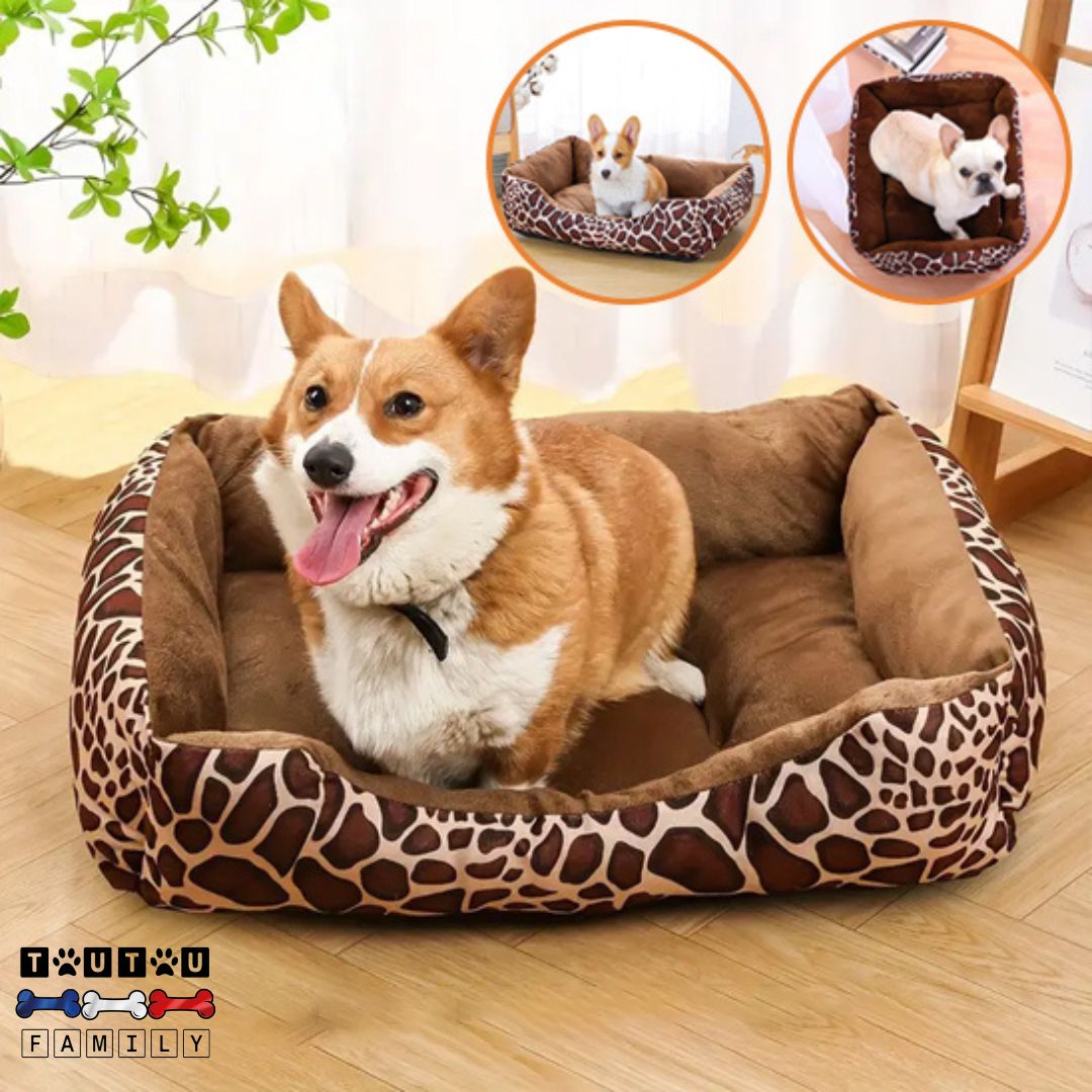 Panier-chien-imperméable-rembourrage-en-coton-lavable-pour-toute-saisons-un-chien-de-taille-moyenne-dans-son-panier-rectangulaire-douillet-aux-motifs-girafe
