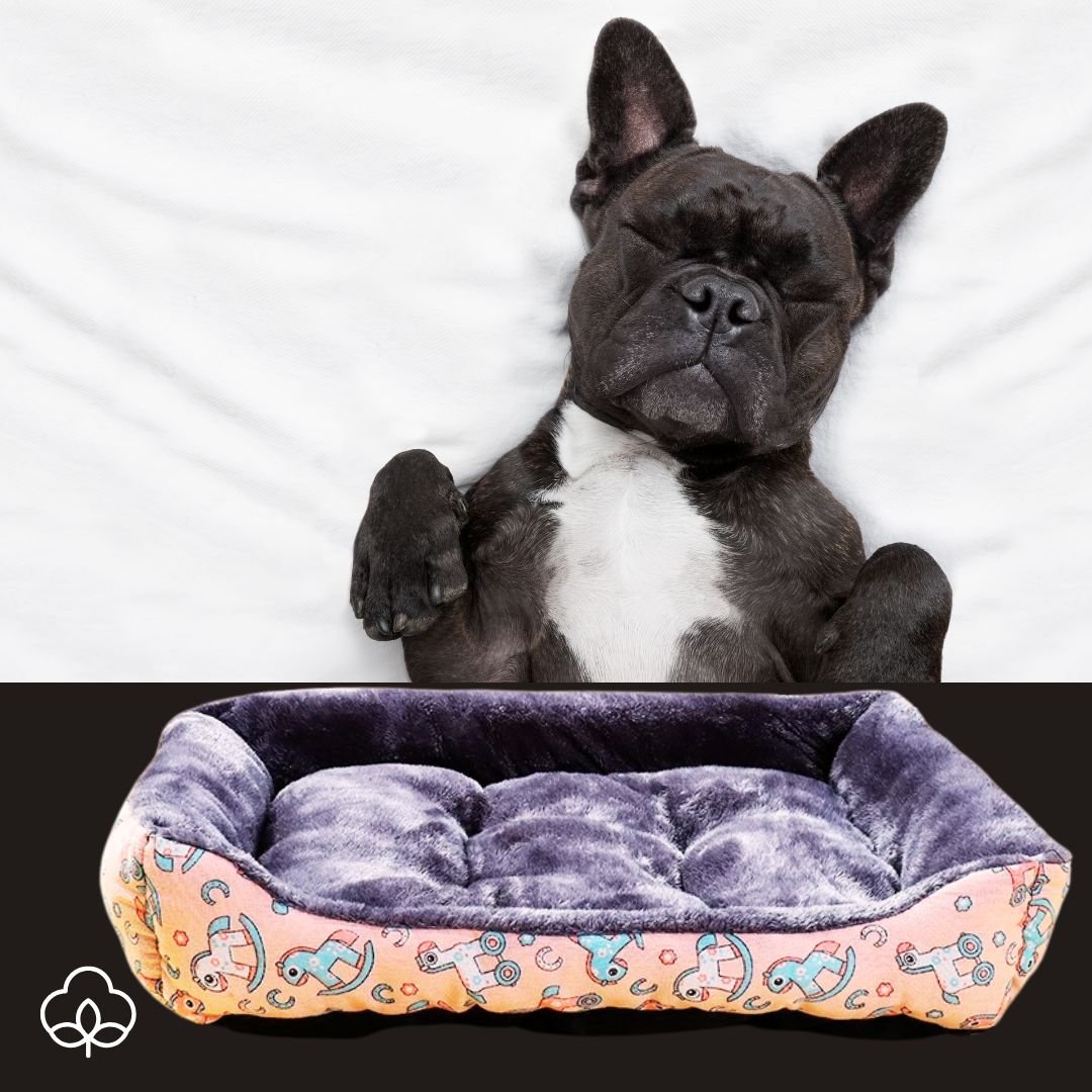 Panier-chien-imprime-chiot-rose-pour-chien-de-petite-à-moeynne-taille