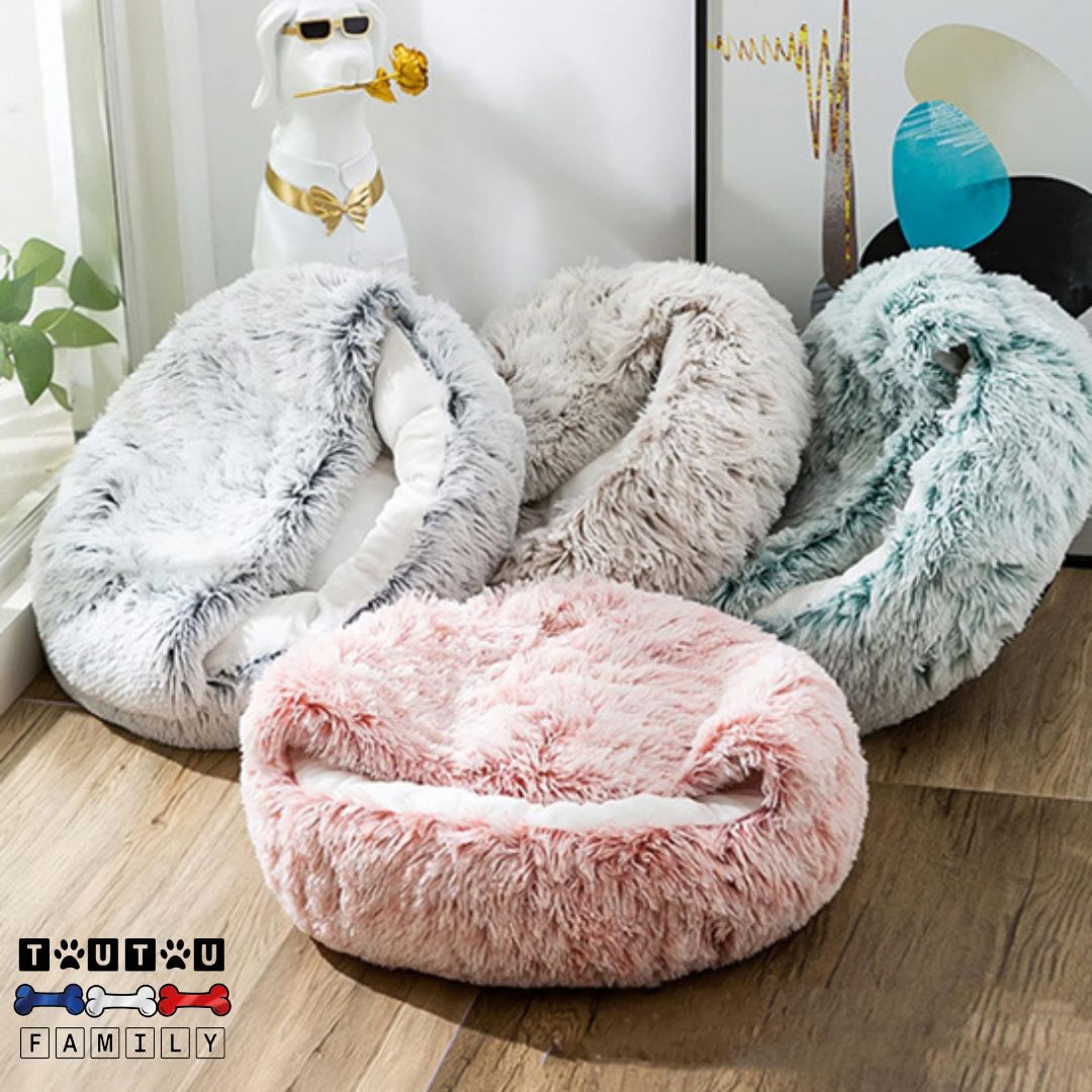 Panier-petit-chien-2-en-1-coussin-ou-niche-intérieure-disponible-en-3-couleurs-rose-marron-et-gris-lavable-en-machine-chaud-et-douillet-panier-Chihuahuas-Yorkshires-Bichons