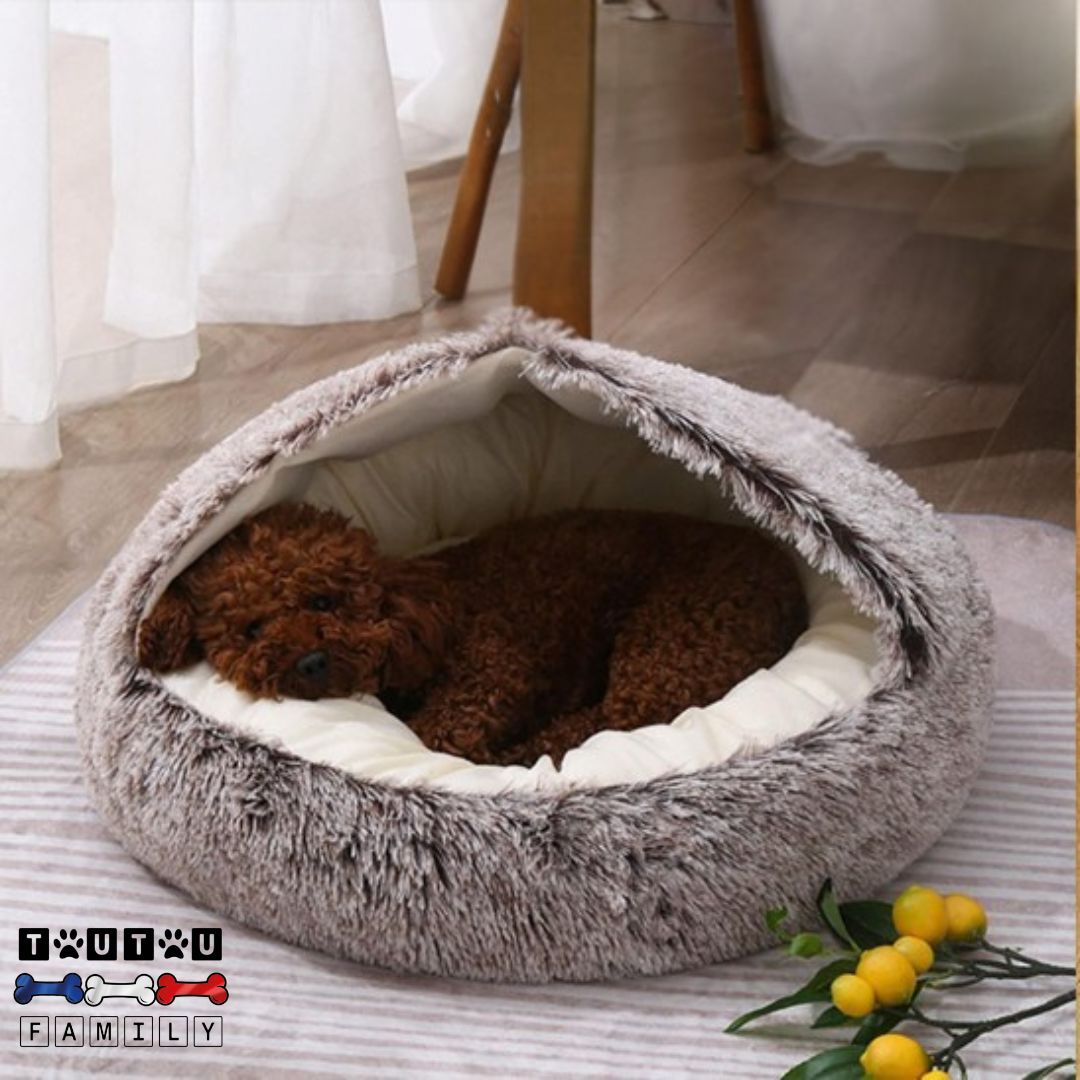 Panier-petit-chien-marron-blanc-niche-et-coussin-en-un-panier-pour-chiot-petites-race-rond-en-forme-de-niche-entourant-sécurisant-et-anti-dérapant-panier-anti-anxiété-coussin-anti-stress-chien