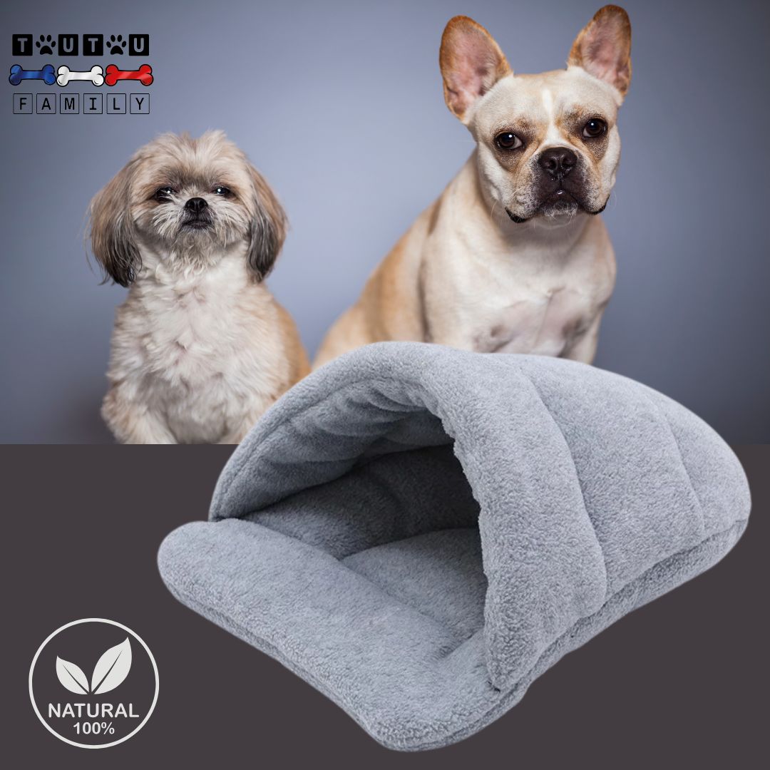 Panier-pour-chien-anti-stress-gris-clair-niche-pour-petit-chien-de-race-toy