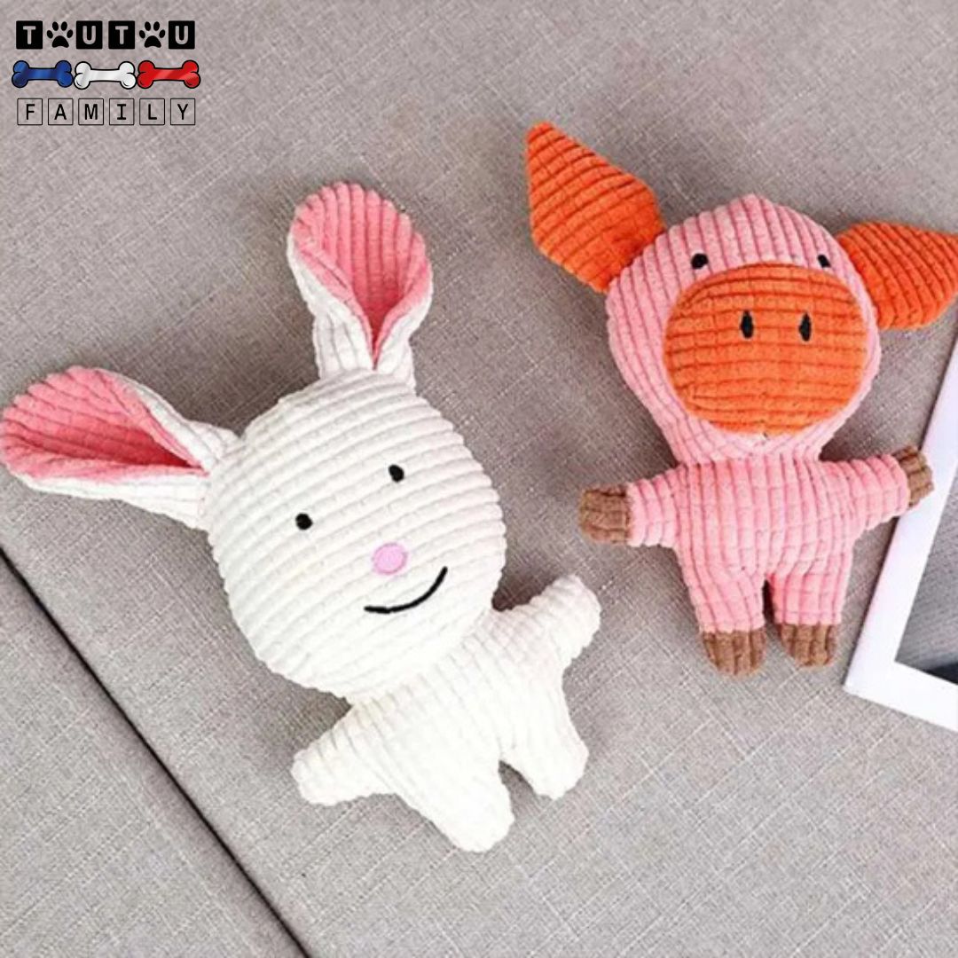 Peluche-chien-sonore-jouet-a-mùcher-4-modÚle-d-animaux-cochon-vache-lapin-éléphant-pour-petit-moyen-chien-et-chiot-jouet-éducation-positive
