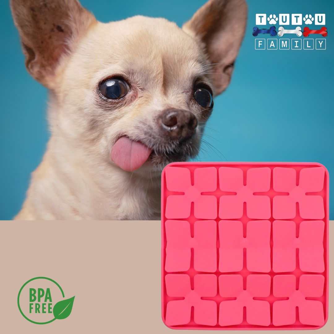 Tapis-anti-glouton-chien-chiot-gamelle-anti-glouton-rose-tapis-de-léchage-gamelle-d-enrichissement-pour-chien-passe-au-lave-vaisselle
