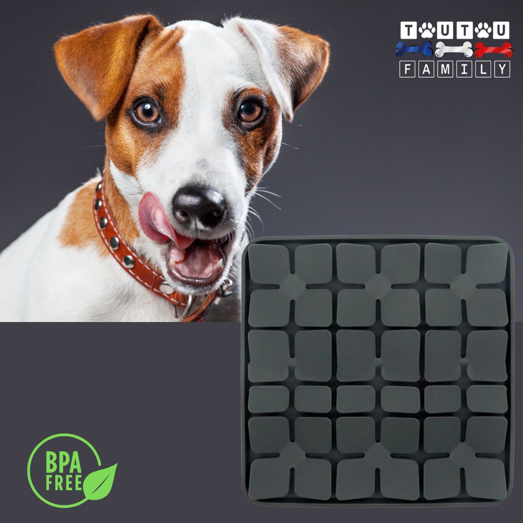 Tapis-anti-glouton-chien-chiot-gamelle-anti-glouton-gris-tapis-de-léchage-jeu-d-occupation-pour-alimentation-sÚche-fraiche-humide-ou-liquide