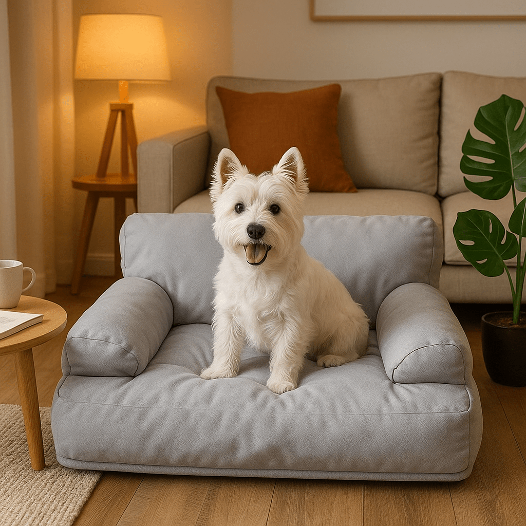 Canapé-pour-petit-chien-imperméable-anti-taches-rembourrage 100% coton-pour chiot et petite race-chihuahua-Teckel-Schnauzer- caniche nain-bichon frisé- Cairn terrier- Jack Russel-Pinscher nain-Coton de Tuléar-Shih tzu- Loulou de poméranie-Westie- Lhassa Apso-Yorkshire-Affenpinscher-Épagneul Papillon, ou Épagneul nain- Welsh Corgi- terrier australien-Petit brabançon