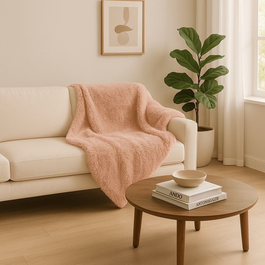 Couverture-imperméable-pour-chien-chiot-polaire-double-face : sherpa et fausse fourrure douce et résistante aux griffes-protège canapé et meubles, polyvalente pour maison, panier, lit, et transport, cage, voiture comme protège sièges et coffres, anti poils lavable en machine à laver-en 4 tailles S, M, L et XL ou XXL pour petit à grands chiens ou grande surface-de couleur rose