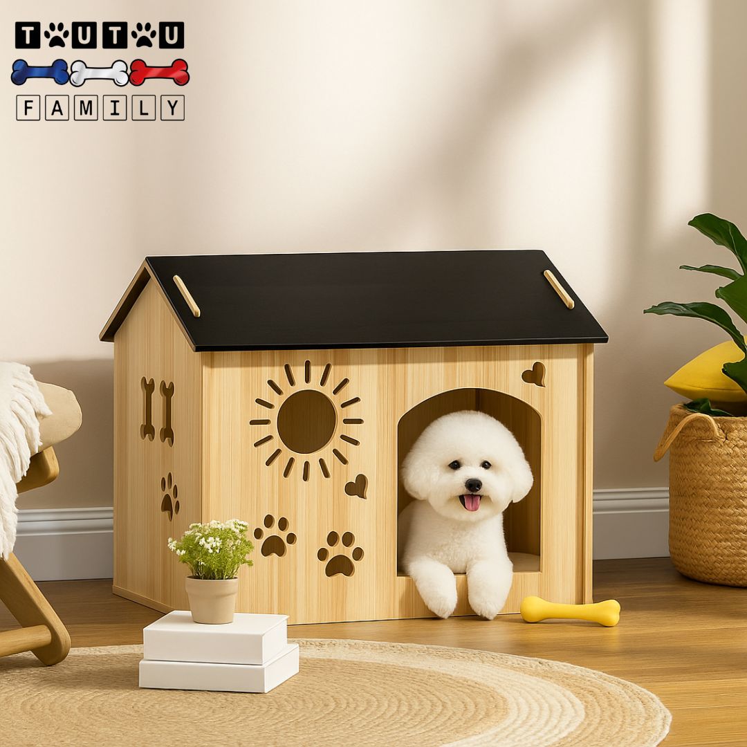 Maison chien intérieur - BoisToutou™