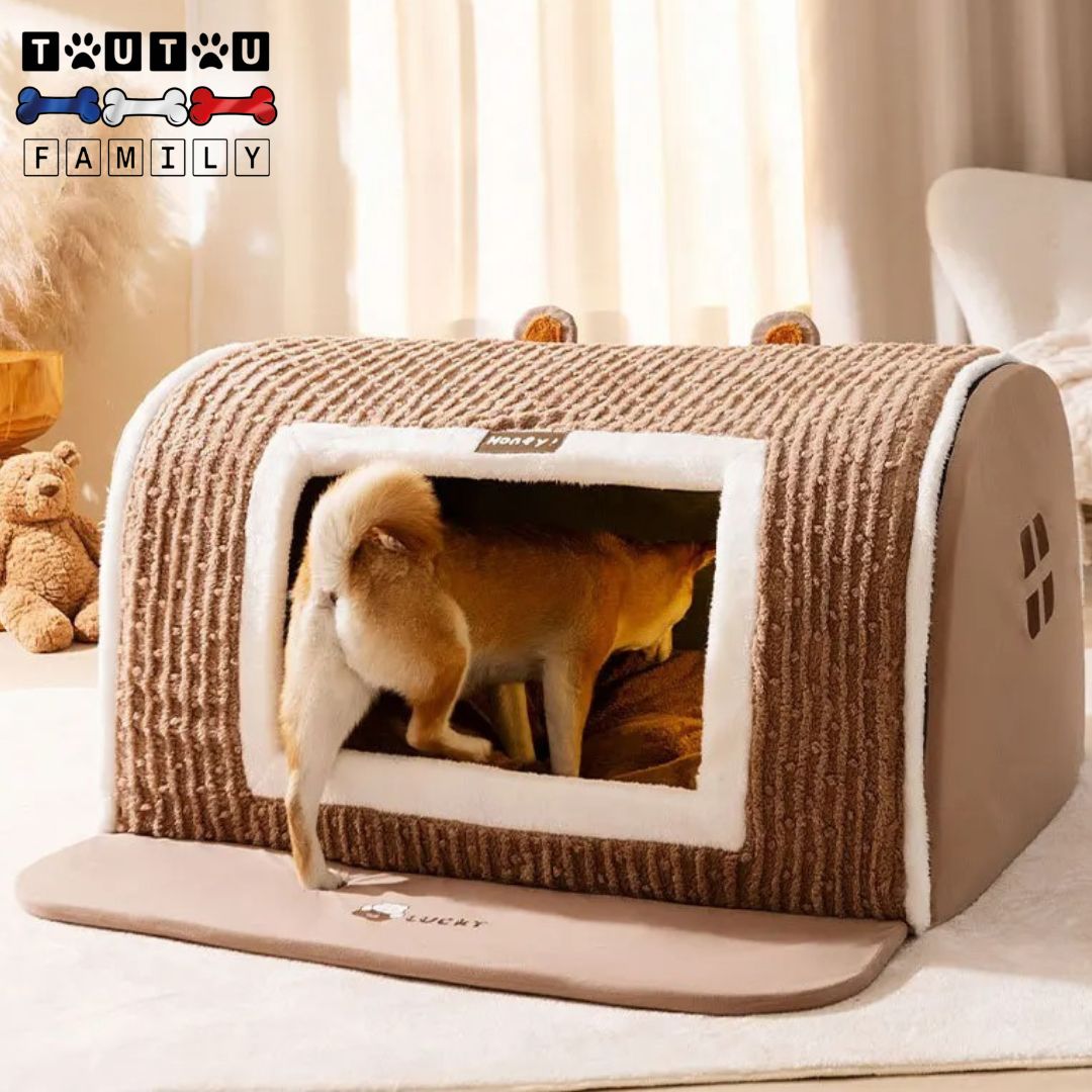 Niche-pour-chien-intérieur-transportable-un-chien-de-taille-moyenne-qui-rentre-dans-sa-grande-niche-en-forme-de-grotte-en-velours-et-coton-résistant-et-solide-lavable-et-imperméable-fond-antidérapant