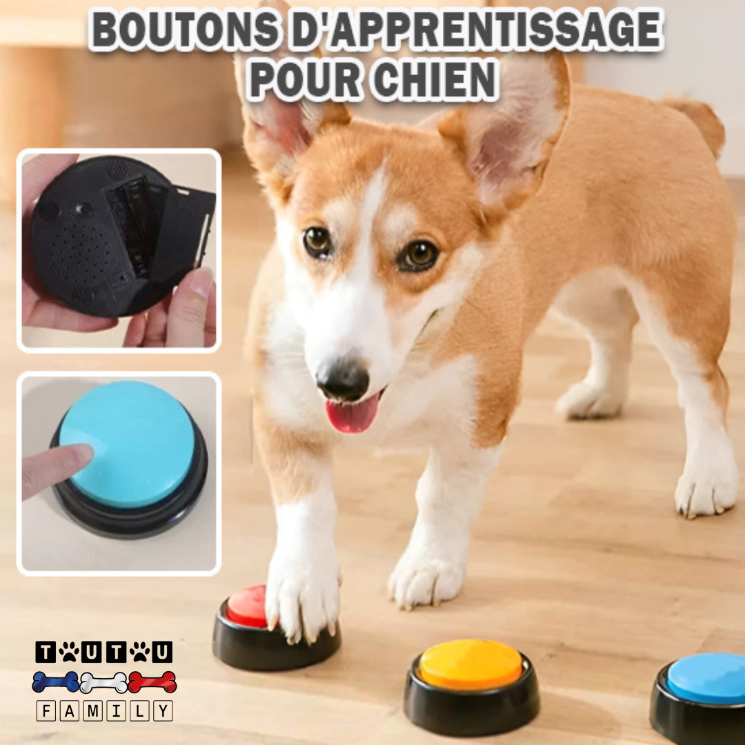 Boutons communication chien - ParleToutou™