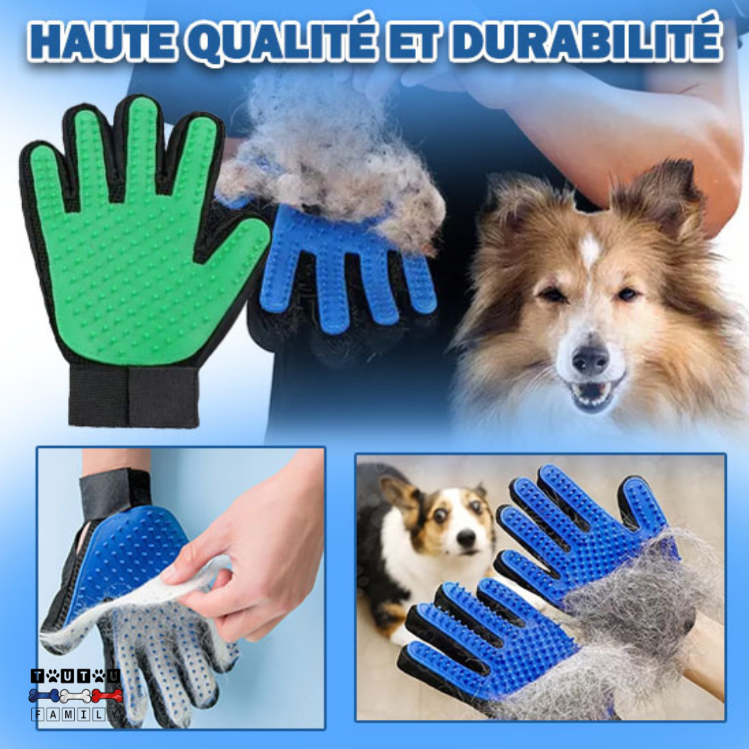 Gant brosse chien - BrosseToutou™