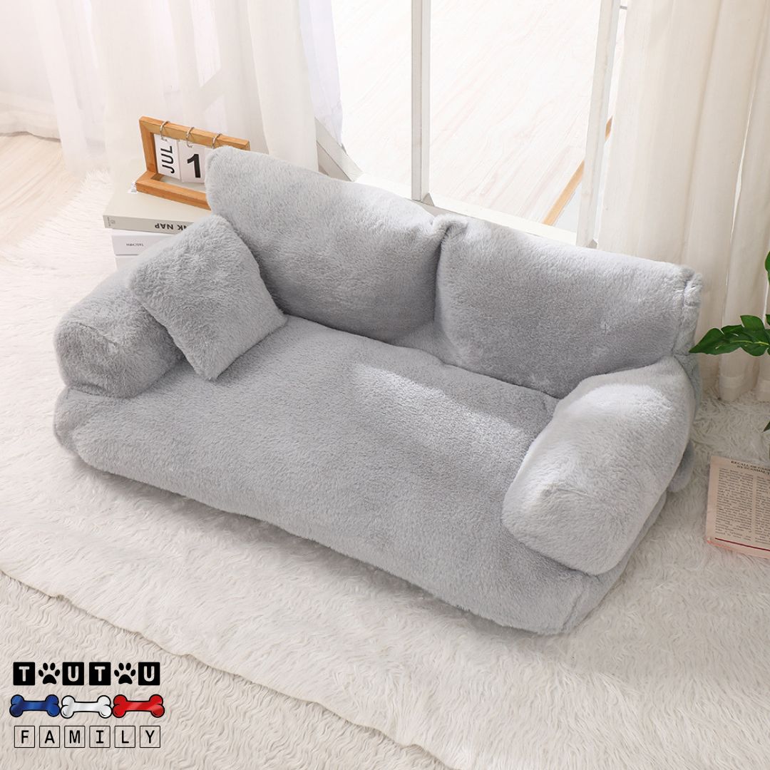 canape-chien-XXL-gris-clair-confortable-ergonomique-entretien-facile-déhoussable-lavable-en-machine-avec-ses-coussin-et-accoudoir-100%-coton-haute-densité-pour-un-confort-animal-optimal-pour-toute-les-tailles-de-chiens