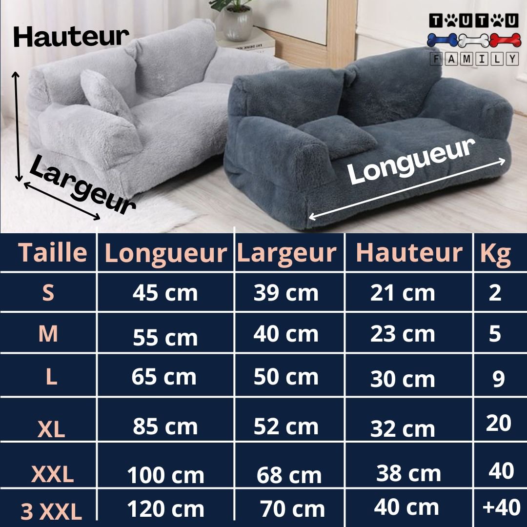 canape-chien-XXL-guide-de-taille-disponible-2-couleurs-6-tailles-du-S-au-3XL-pour-toutes-les-taille-de-chien-jusqu-à-+-de-45kg