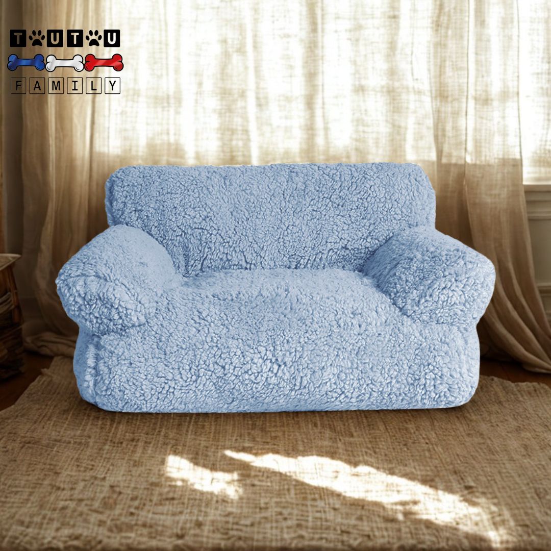Canapés-pour-chiens-bleu-velours-et-coton-ultra-doux-ergonomique-épais-haute-résilience-imperméable-déhoussable-et-lavable-en-machine
