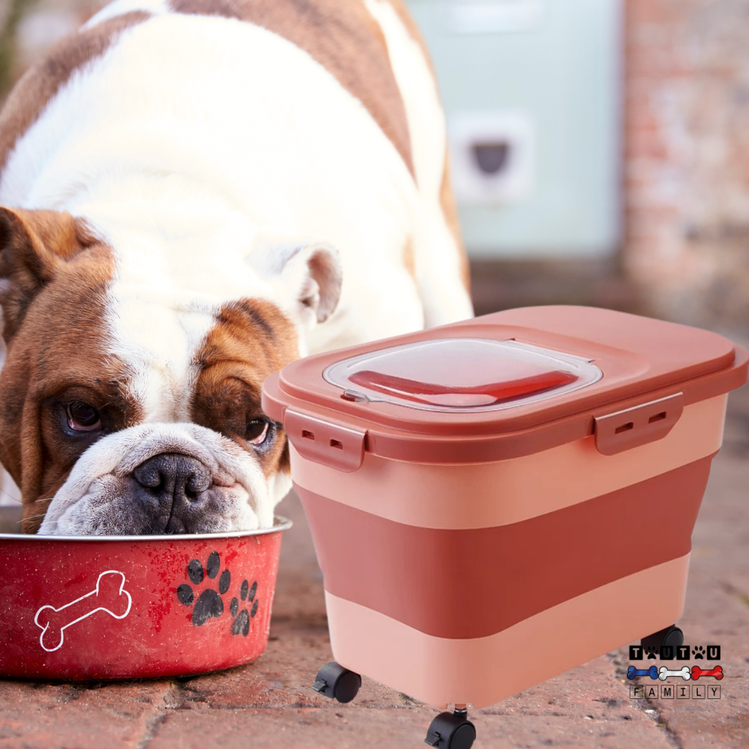 Conteneur à croquettes pour chien - ConserveToutou™