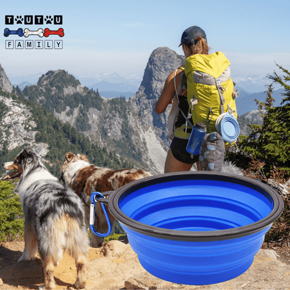 Gamelle pliable chien (lot de 2) - FlexToutou™