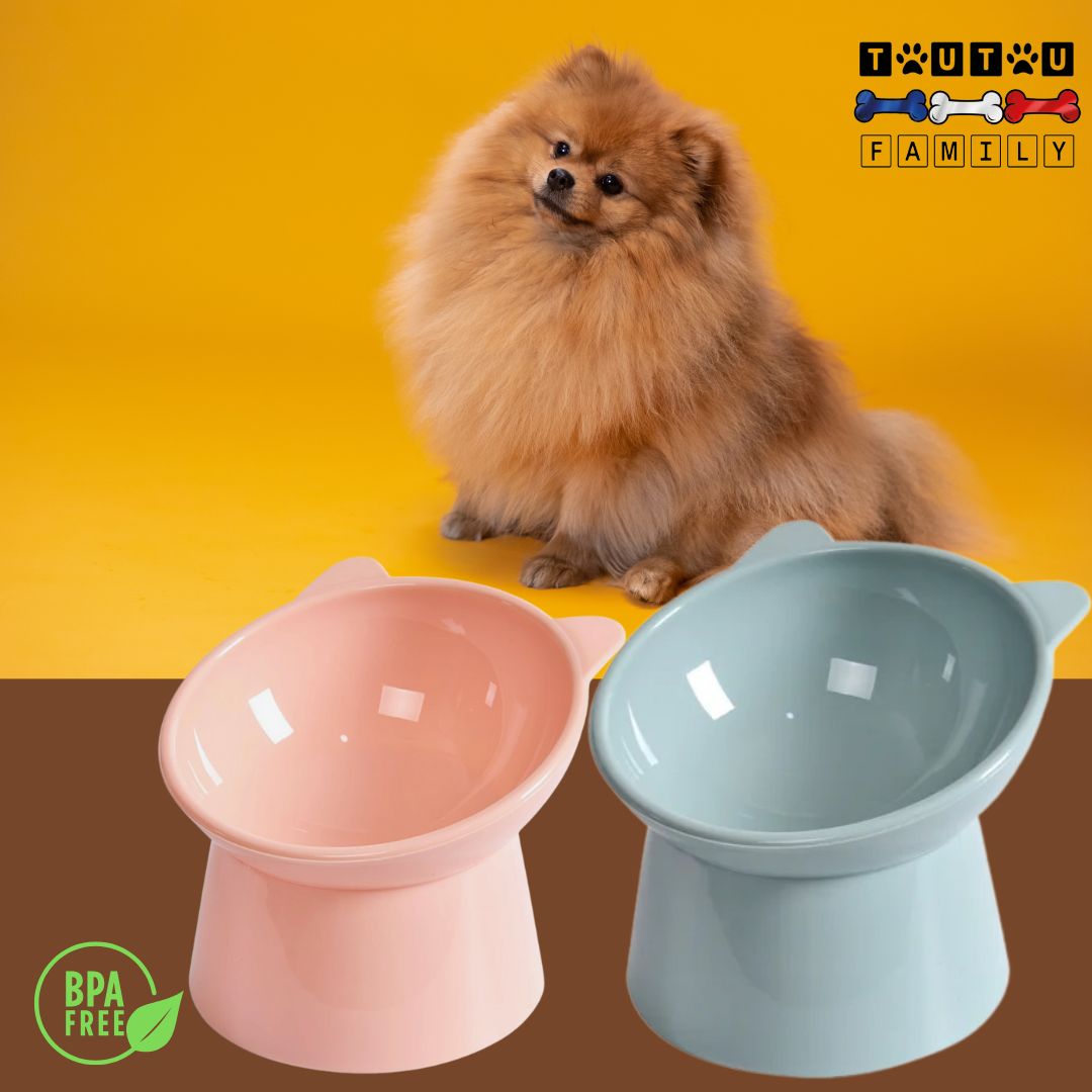 Gamelle-pour-petit-chien-2-gamelles-haute-rose-et-gris-gamelles-surélevées-pour-chiot-et-petit-chien