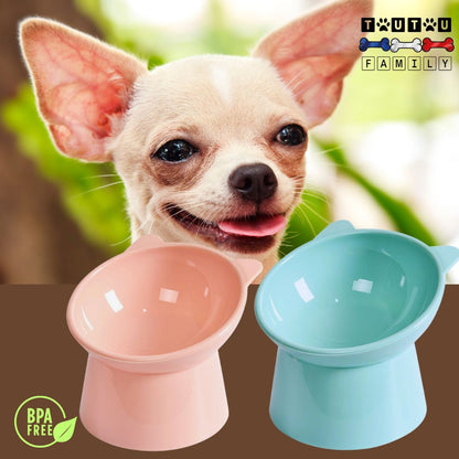 Gamelle-pour-petit-chien-2-gamelles-surelevees-rose-et-bleu-2-gamelles-hautes-ergonomique-sans-BPA