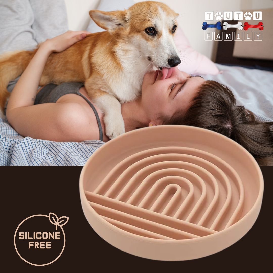 Gamelle-chien-anti-glouton-rose-silicone-avec-ventouse-lavable-au-lave-vaisselle-compatible-réfrigérateur-micro-onde