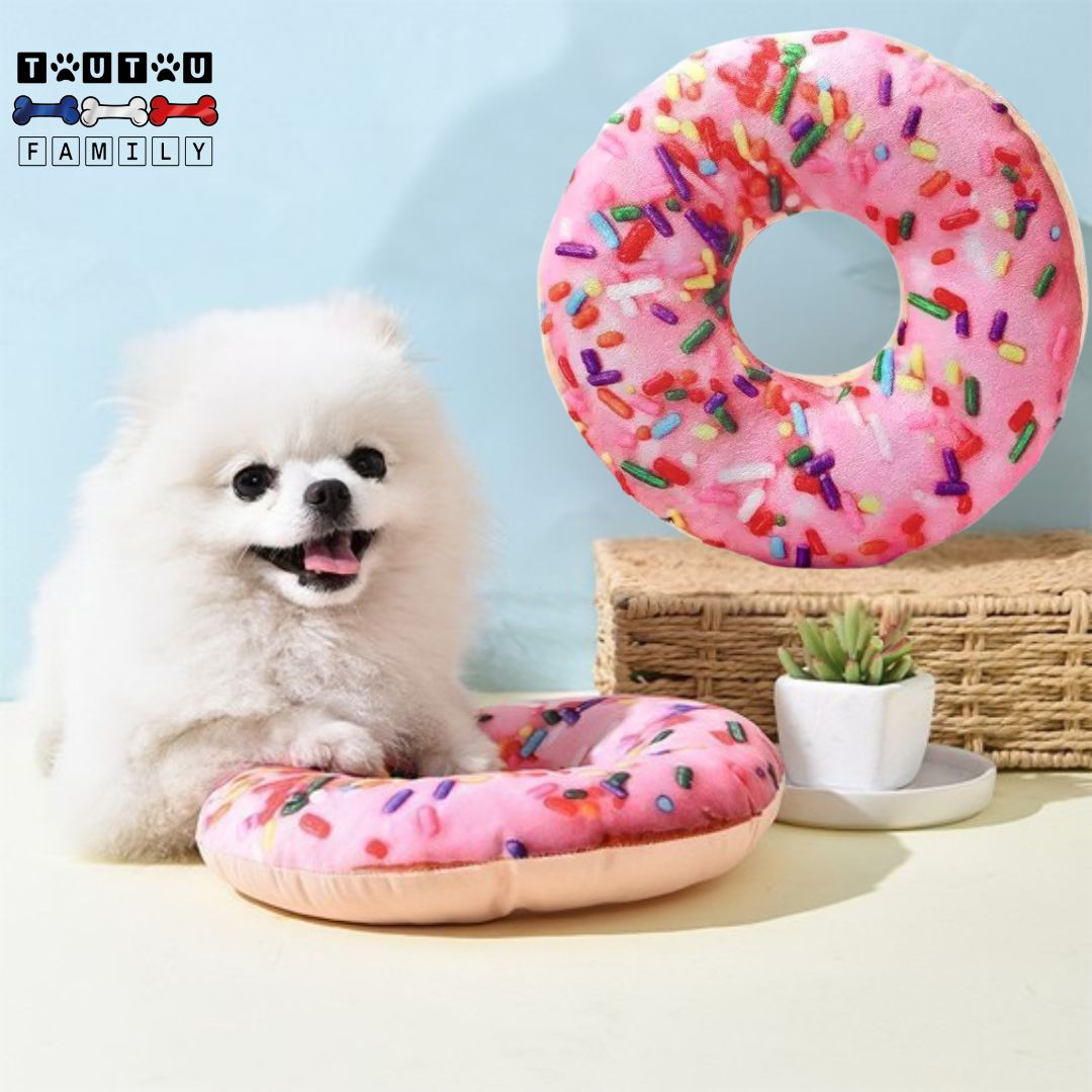 Jouet-pour-chien-en-peluche-chiot-donut-doux-lavable-sonore-stimulant-jouet-d-occupation-interactif