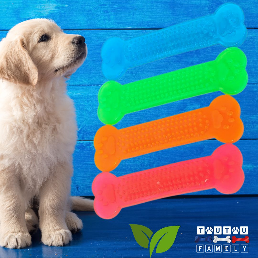 jouets-pour-chiots-a-macher-lot-de-4-jouet-de-dentition-doux-pour-les-gencives-os-en-caoutchouc-naturel-un-chiot-avec-ses-4-jouets
