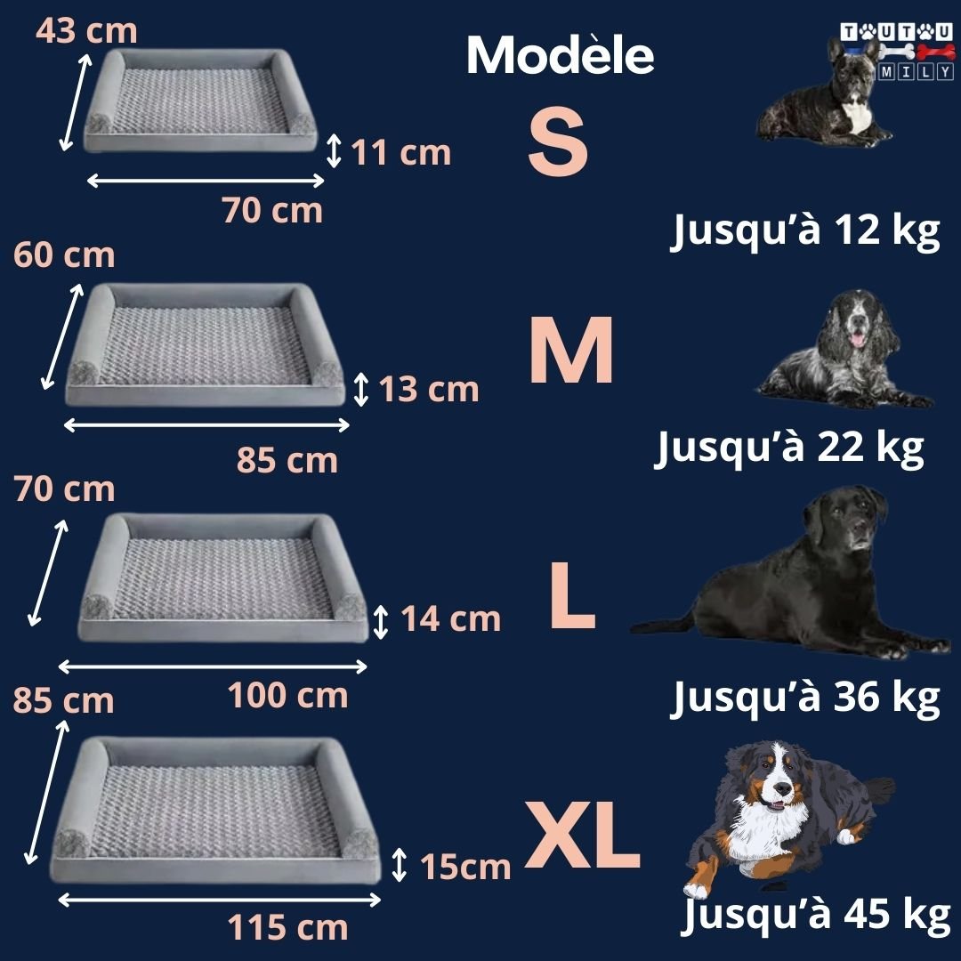 Lit-pour-chien-orthopedique-déhoussable-guide-des-tailles-du-petit-au-grand-chien-jusqu-à-45-kg-taille-S-au-XL
