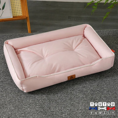panier-chien-imperméable-rose
