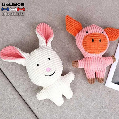 Peluche-chien-sonore-jouet-a-mâcher-4-modèle-d-animaux-cochon-vache-lapin-éléphant-pour-petit-moyen-chien-et-chiot-jouet-éducation-positive