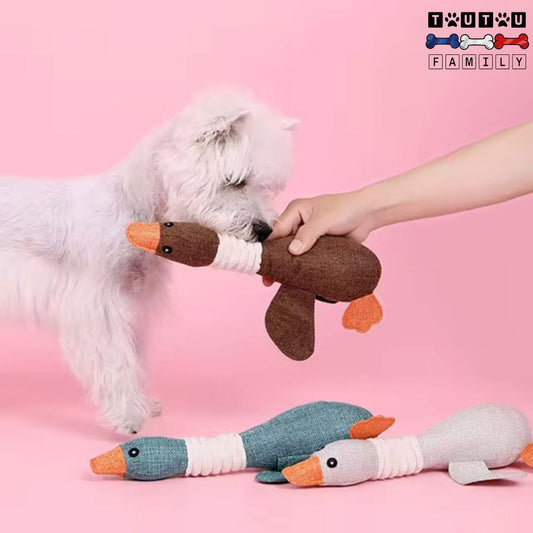 peluche-pour-chien-oie-coton-un-bichon-qui-sent-et-mort-la-peluche